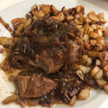 El cooksnap de Jara Loureiro cuando hizo Secreto ibérico con cebolla caramelizada y ajitos.