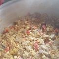 El cooksnap de José Manuel Zamora cuando hizo Revoltijo de huevos con hongos a la mexicana (orgánicos).