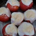 El cooksnap de Victoria Reinoso cuando hizo Tomate relleno con salsa blanca 🍅😋.