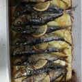 El cooksnap de Queco Cabilla cuando hizo Sardinas al horno en cama de calabacín.