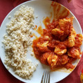 El cooksnap de Alex JC cuando hizo Pollo con tomate.