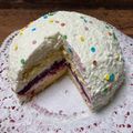 Gál Alexandra Beatrix Cooksnap-ja, amikor elkészítette a(z) Citromos túrókrémes torta gyümölcszselével receptet.