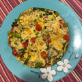 El cooksnap de Ana Muñoz cuando hizo Frittata de espárragos trigueros y calabacín con sus flores.