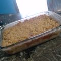El cooksnap de Aldana Saucedo cuando hizo Crumble de manzana.