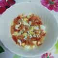 El cooksnap de Maria cuando hizo Salmorejo.