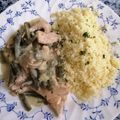 El cooksnap de Atalanta cuando hizo Pollo con judías a la miel y mostaza.