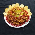 Monali Dattani's cooksnap of when they made ફરાળી ભેળ (Farali Bhel Recipe In Gujarati).