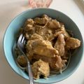 El cooksnap de marti cuando hizo Pechuga de pollo a la mostaza.