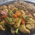 El cooksnap de Dale Candela cuando hizo Wok de pollo especiado con verduras y jengibre.