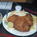 El cooksnap de Elkin Tabares cuando hizo Lomito de cerdo apanado.