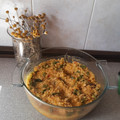 El cooksnap de MJG cuando hizo Arroz cremoso de pollo y verduras con Thermomix.