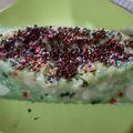 Cooksnap dari Mam Her'lyn Montiek untuk resep Bolu pandan keju kukus (tanpa telur tanpa mixer)