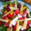 El cooksnap de DelicIANNcook cuando hizo Ensalada de sandía "Contrastes".
