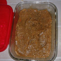 El cooksnap de Dunia Abdplm cuando hizo Paté de berenjena y tomate.