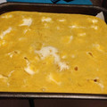 El cooksnap de Ignacio Borderes cuando hizo Sopa paraguaya (torta de queso salada sin gluten).
