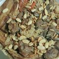 صورة من براءة هلال ، شاركها بعد تجربة وصفة مقلوبة باذنجان 🍆 على لحم بعضمو