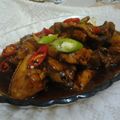 Cooksnap Julia ALeen Aireish semasa beliau membuat Ayam Masak Kicap.