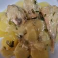 El cooksnap de Maria Garcia cuando hizo Patatas con rape rebozado y en salsa verde.