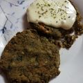 El cooksnap de Andrea Cuellar cuando hizo Hamburguesas de atún y caballa hechas con avena.