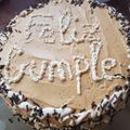 El cooksnap de aletse088 cuando hizo Torta de cumpleaños de mousse de dulce de leche 😊🇺🇾.