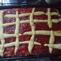 El cooksnap de Cristina Diaz cuando hizo Pastafrola de membrillo.
