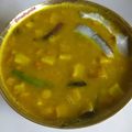 Madhumita Saha's cooksnap of when they made নারিকেল বাটা দিয়ে নিরামিষ ছোলার ডাল (narikel bata diye niramish cholar dal recipe in Bengali).