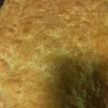 El cooksnap de Andrea Garcia cuando hizo Fainá de queso.