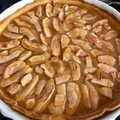 El cooksnap de Olga Serrano cuando hizo Tarta de manzana con mermelada de melocotón.
