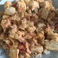 Cooksnap από Mikaela Sehani στη συνταγή Κοτόπουλο με λαχανικά και μπέικον αλά κρεμ