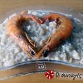 Cooksnap από chalexandra στη συνταγή Risotto με σαμπάνια και γαρίδες