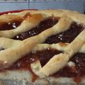 El cooksnap de Virginia Riva cuando hizo Pastafrola de dulce de leche.