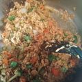 El cooksnap de Rayo V cuando hizo Arroz chino.