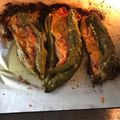 El cooksnap de esthercitamaja cuando hizo Pimientos Italianos  Rellenos.