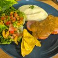 El cooksnap de Lara Aragon " El SARAO DE LARA" cuando hizo Secreto ibérico en salsa de nísperos con jengibre.