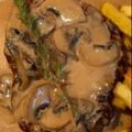 Cooksnap de Irene quando cozinhou Bife do Lombo com Cogumelos.