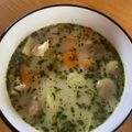 Vig Nikolett Cooksnap-ja, amikor elkészítette a(z) Tárkonyos csirkeragu leves receptet.