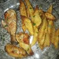 El cooksnap de Mariana Majo Salguero cuando hizo Papas rústicas.