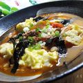 小潔的廚房記事 的 【元本山幸福廚房】番茄雞蛋海苔麵(素) cooksnap