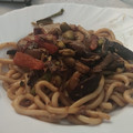 El cooksnap de celia.esn cuando hizo Fideos udon con verduras, setas y pollo.
