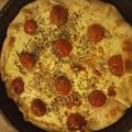 El cooksnap de Karina Salinas cuando hizo Tarta de ricota y tomate.