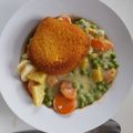 Erzsi Gellér Cooksnap-ja, amikor elkészítette a(z) Finomfőzelék sült virslivel, ropogós kenyérrel receptet.