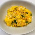 小媽簡單煮 的 更滑嫩版本的蝦仁蔥蛋 cooksnap