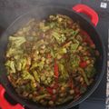 El cooksnap de mikel castro carmona cuando hizo Garbanzos con espinacas y brócoli salteado.