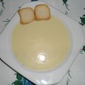El cooksnap de Mari Carmen cuando hizo Crema de calabacín con quesitos.