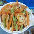Cooksnap Teha Anuar semasa beliau membuat Paprik Sotong Dan Udang.