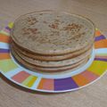 El cooksnap de Mariano Figueroa cuando hizo Pancake de harina integral.