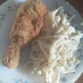 El cooksnap de Lili♡Miranda cuando hizo Pollo frito estilo "KFC"🐔🐔.
