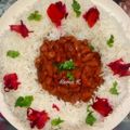hema khanna का कुकस्नैप जब उन्होंने राजमा चावल (rajma chawal recipe in Hindi) बनाया था।