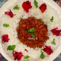 hema khanna का कुकस्नैप जब उन्होंने राजमा चावल (rajma chawal recipe in Hindi) बनाया था।