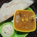 Puja Shaw's cooksnap of when they made মশলা ধোসা (masala dosa recipe in Bengali).